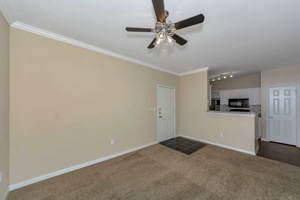Photo of apartment living area